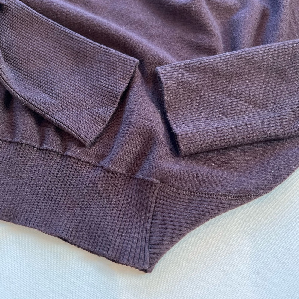 All Saints NWOT Elgar Cowl Sweater Burgundy - Picture 4 of 11
